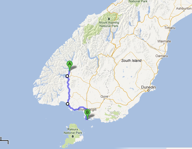 Te Anau - Invergargill
